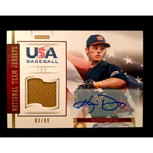 Kevin Davis SSP 93/99 #7 Panini 2021 Authentic Signature National Team Jersey...